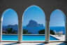 Pool and Arches, Mallorca wall mural